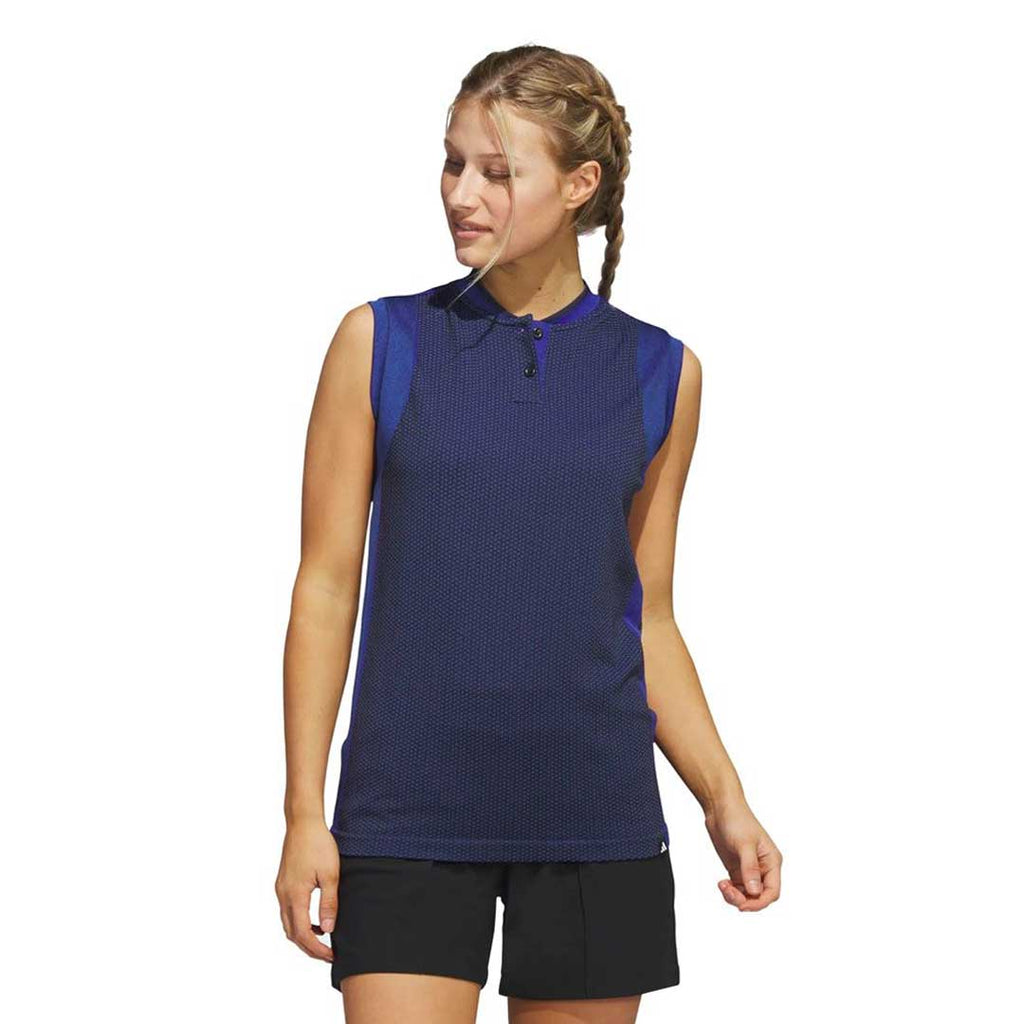 adidas - Polo sans manches Ultimate365 Tour Primeknit pour femme (HS8949)