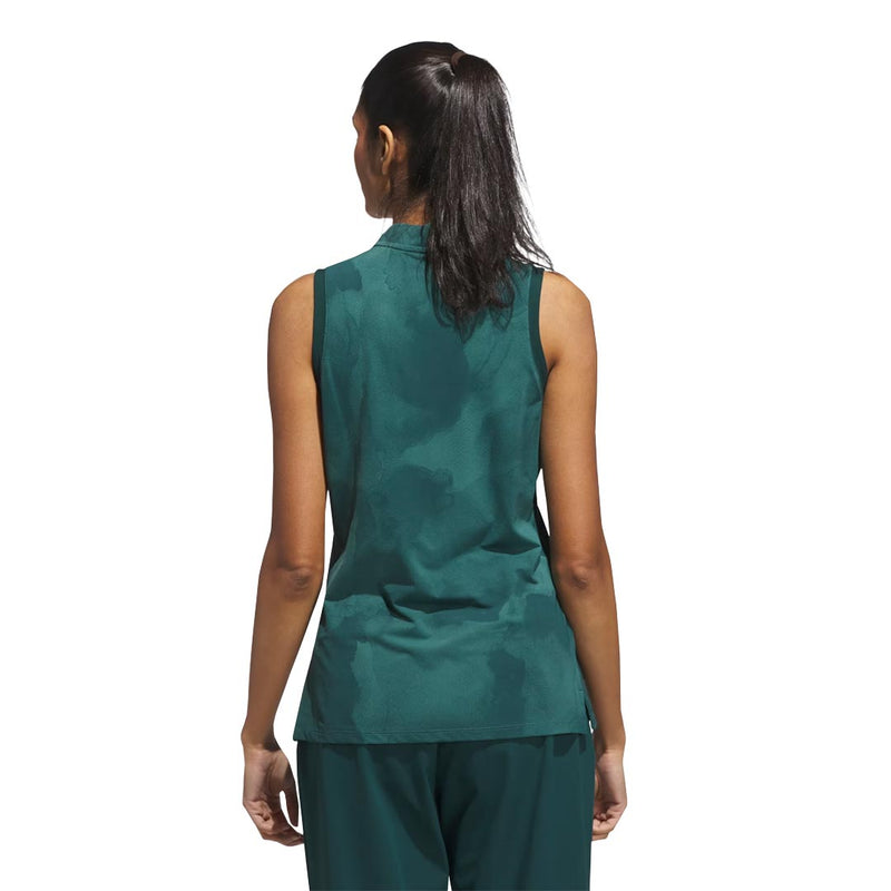 adidas - Women's Ultimate365 Tour Sleeveless 1/4 Zip Polo (JV9478)