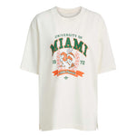 adidas - Women's University Of Miami Hurricanes Originals Graphic T-Shirt (KF2324)