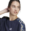 adidas - Women's Vibrant Print 3-Stripes Cotton Crop T-Shirt (IL5868)