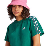 adidas - Women's Vibrant Print 3-Stripes Cotton Crop T-Shirt (IL5869)