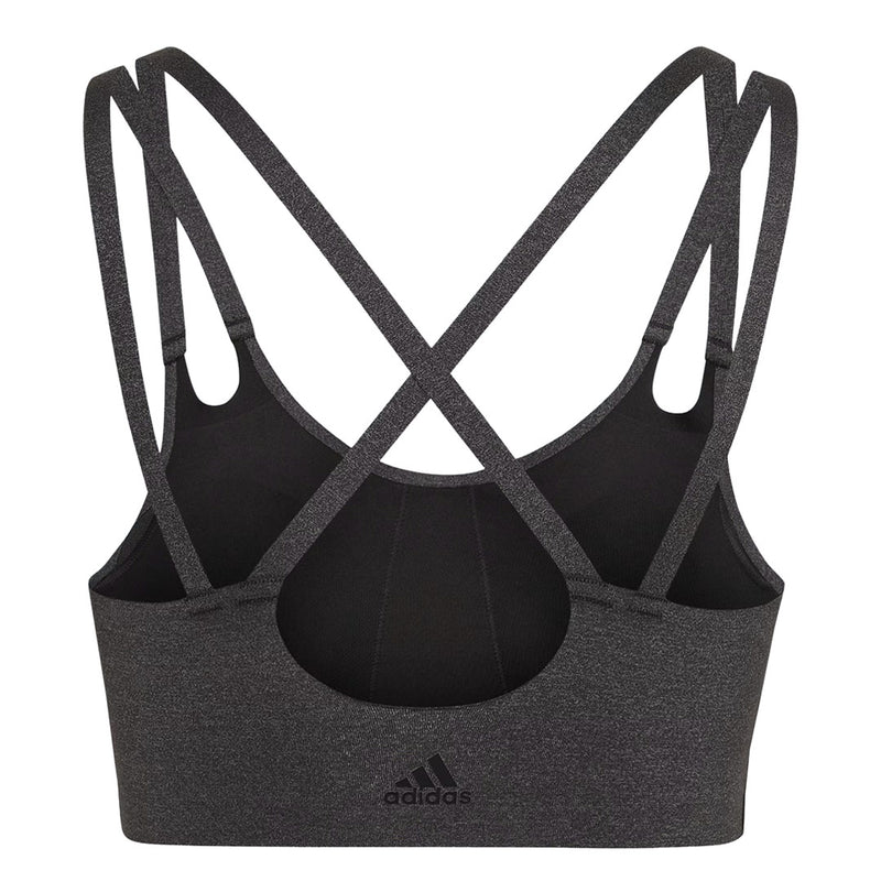 adidas - Women's Yoga Luxe Studio Light Support Fire Bra (HC3718)