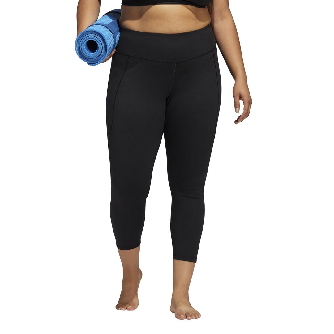 adidas - Women's Yoga Studio 7/8 Leggings (Plus Size) (H64222