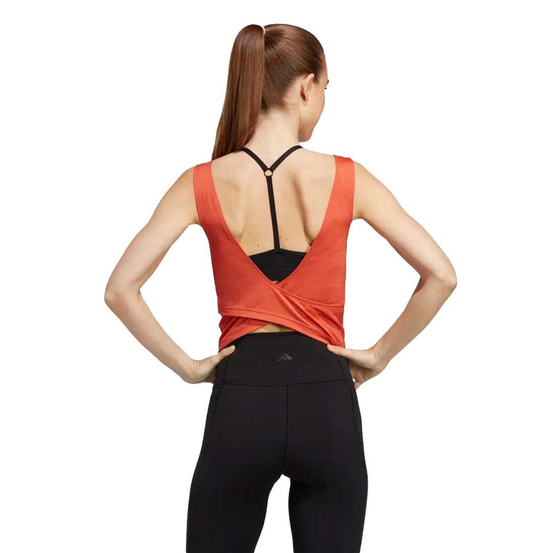 adidas - Women's Yoga Studio Crop Tank Top (HR5065)
