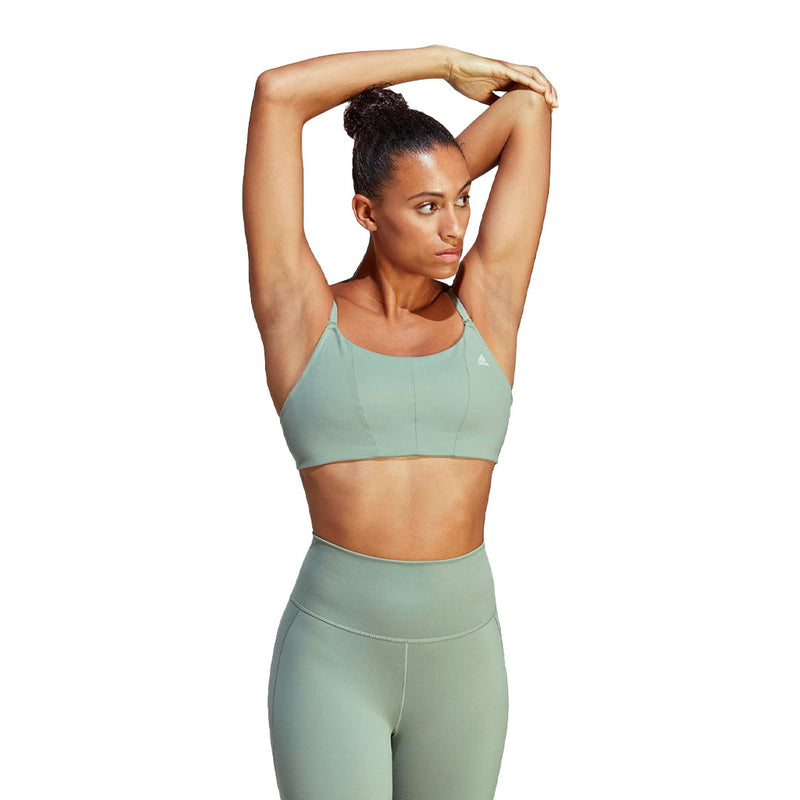 adidas - Women's Yoga Studio Light-Support Bra (HR9679)