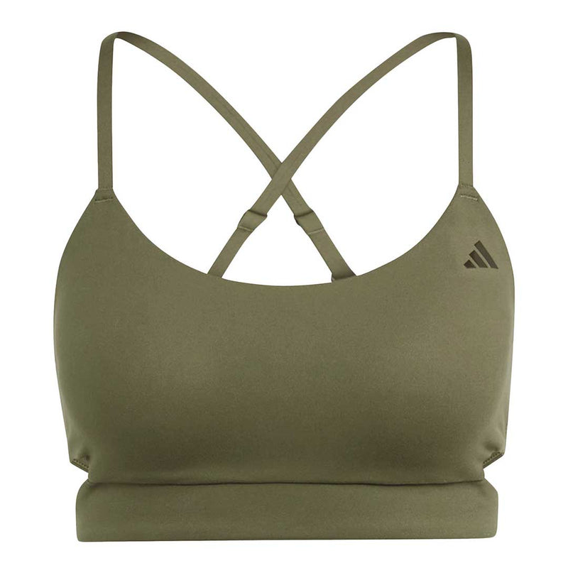 adidas - Women's Yoga Studio Light Support Longline Bra (HY1106)