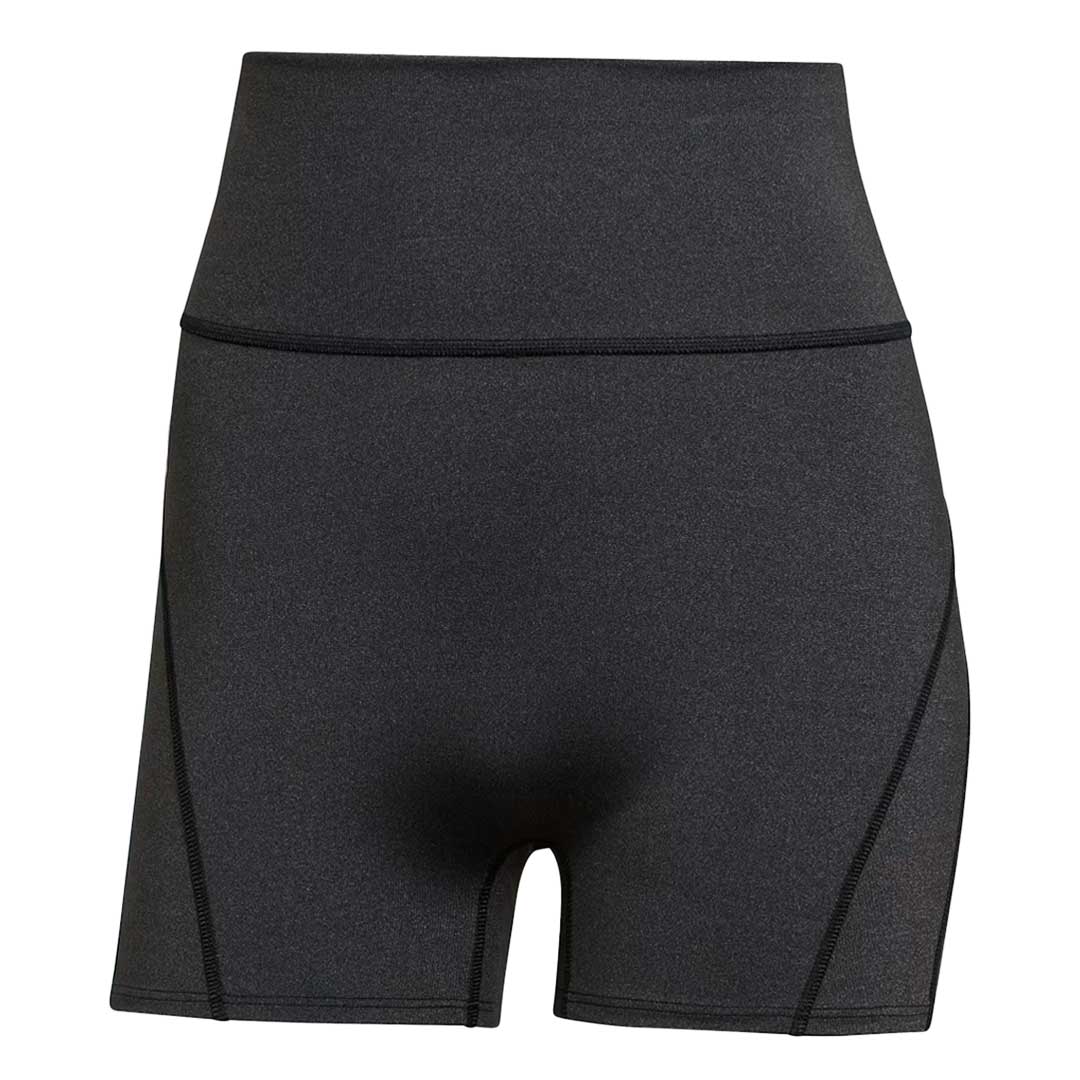adidas - Women's Yoga Studio Luxe Fire Super-High-Waisted Shorts