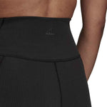 adidas - Legging côtelé taille haute Yoga Studio Luxe Wind pour femme (HN9445)