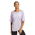 adidas - Women's Yoga Studio Oversized Short Sleeve T-Shirt (HR5079)