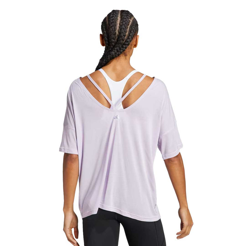 adidas - Women's Yoga Studio Oversized Short Sleeve T-Shirt (HR5079)