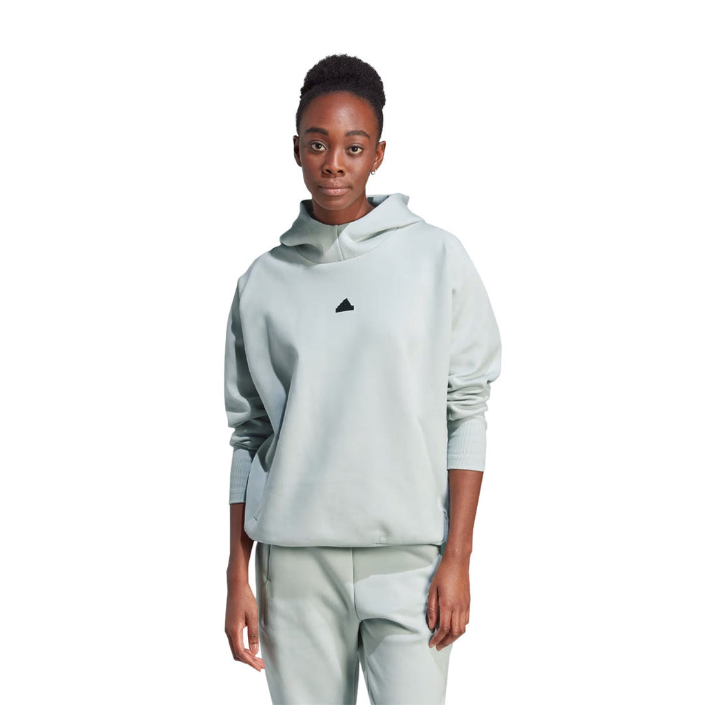 ★adidas★ ZNE overhead hoodie silver gray IN5124 adidas - Women's Z.N.E. Overhead Hoodie (IN5124) – SVP Sports