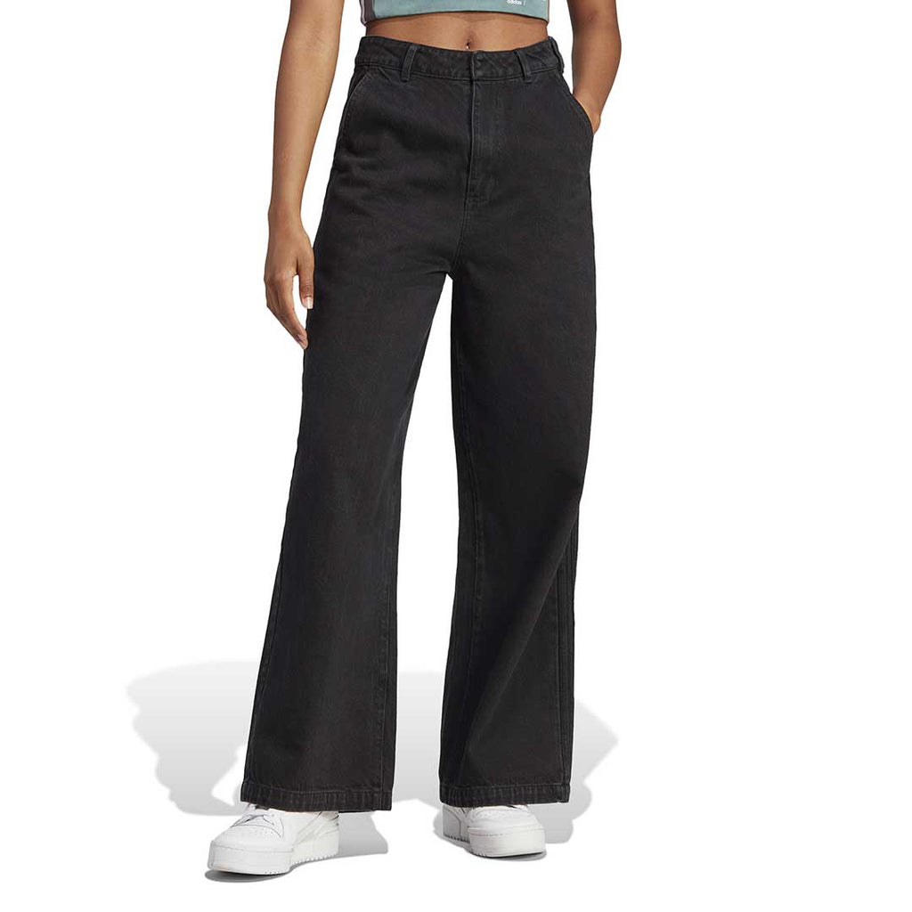 adidas - Women's adidas Originals x Kseniaschnaider 3-Stripes Jeans (IJ8338)