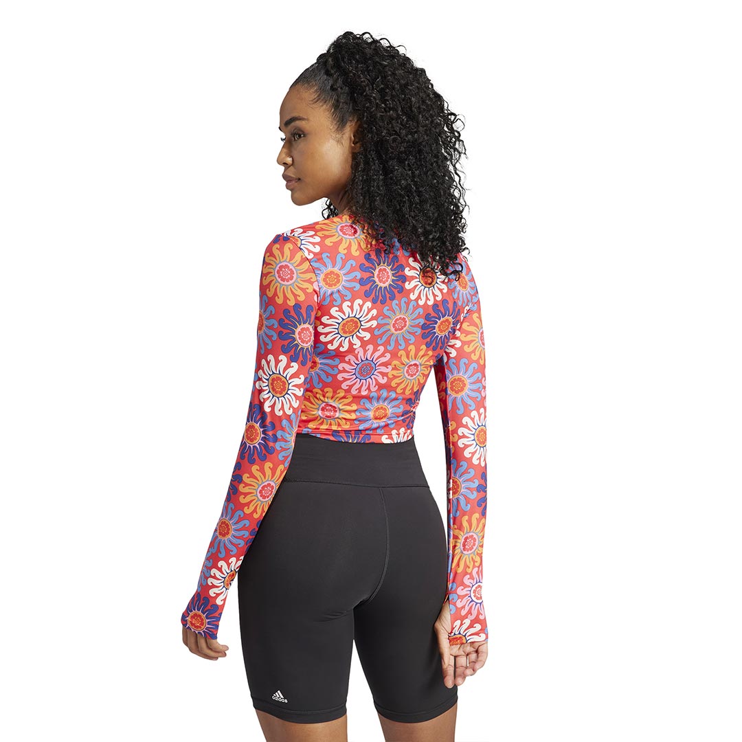adidas - Women's adidas x FARM Rio Crop Long Sleeve T-Shirt