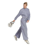 adidas - Womens' Lounge Fleece Wide Jogger (HZ4389)