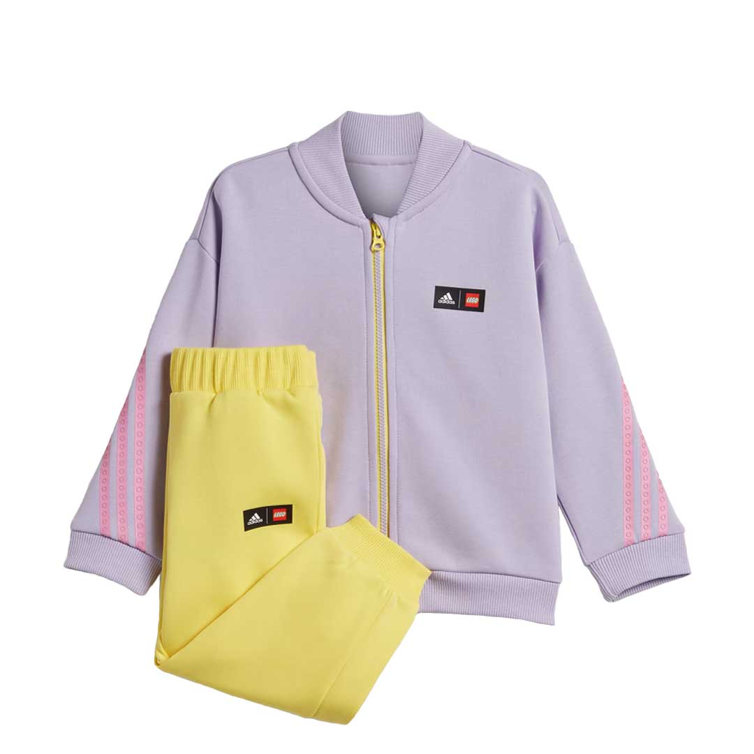 Lavender キッズビーセット① adidas - Girls' (Infant & Toddler) adidas x Classic LEGO® Track