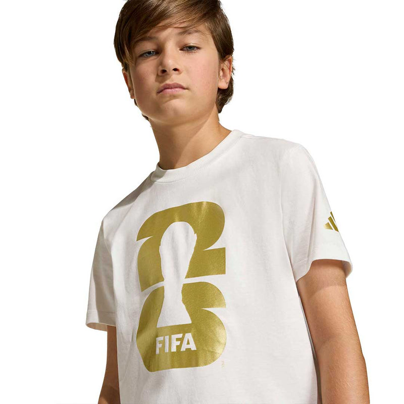 adidas - Kids' (Junior) Fifa World Cup 26 Official Emblem T-Shirt (KB3706)
