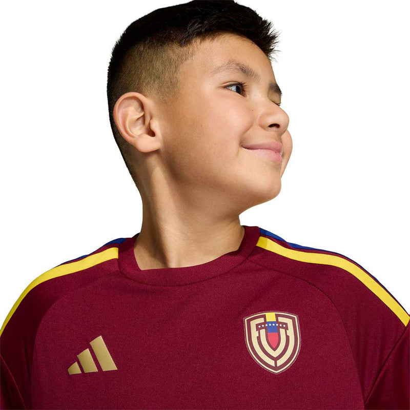 adidas - Kids' (Youth) Venezuela 26 Home Fan Jersey (KC9539)