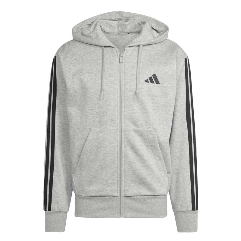 adidas - Men's 3-Stripes Fleece Full Zip Hoodie (JD1865)