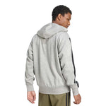 adidas - Men's 3-Stripes Fleece Full Zip Hoodie (JD1865)