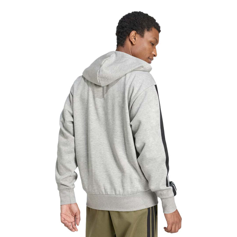 adidas - Men's 3-Stripes Fleece Full Zip Hoodie (JD1865)