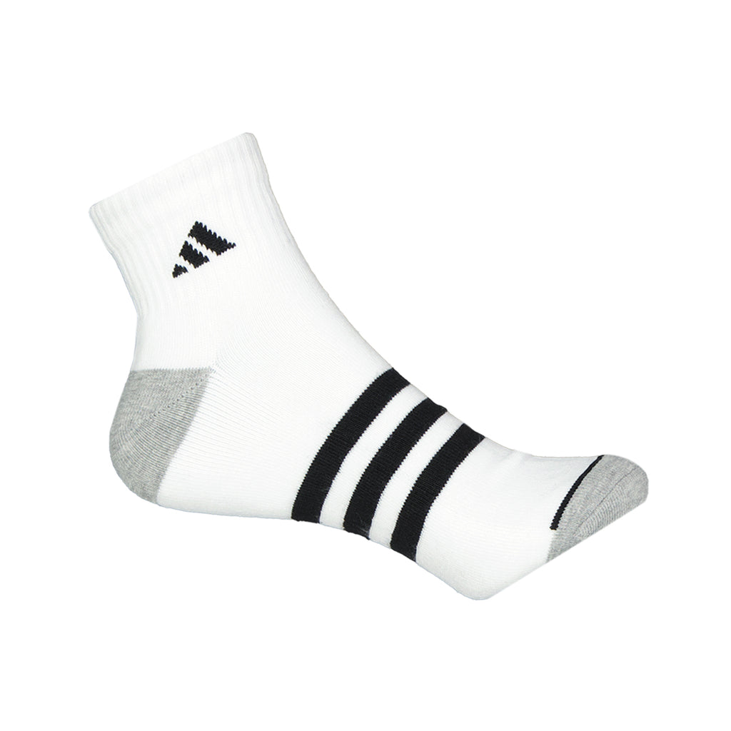 adidas - Men's 3 Stripe Cushioned 6 Pack 1/4 Socks (GB7963)