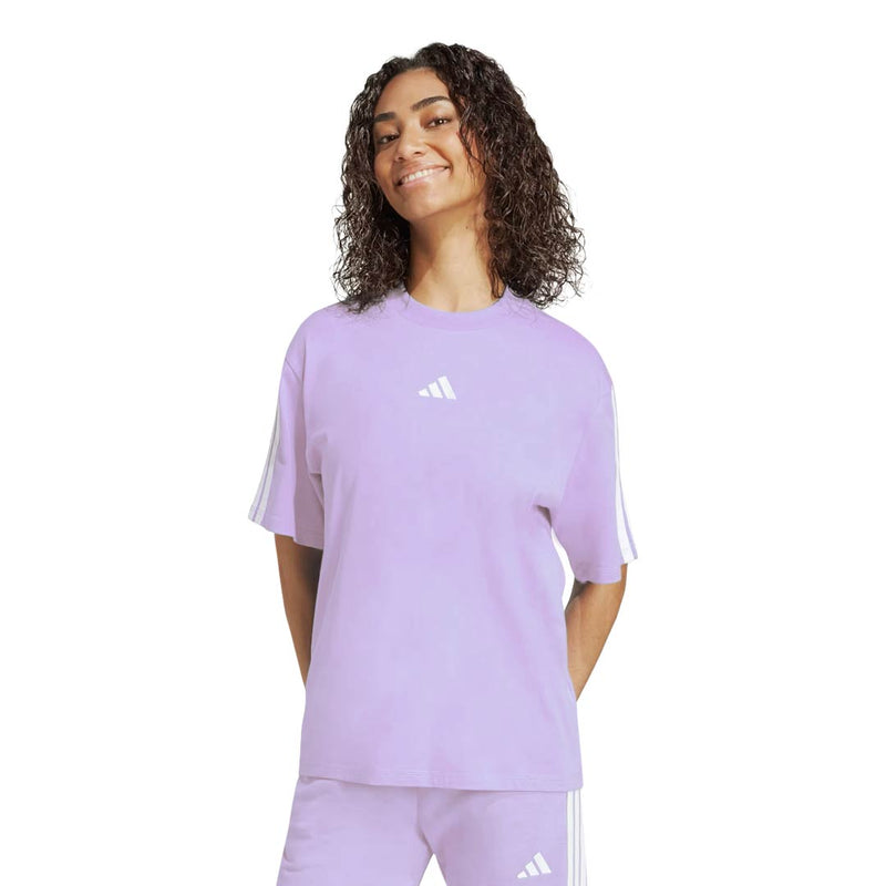 adidas - Women's Essentials 3-Stripes Boyfriend T-Shirt (JY3157)
