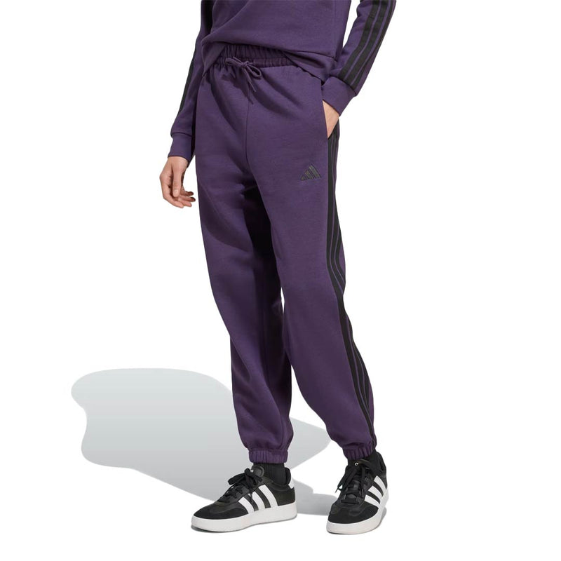 adidas - Women's Essentials 3-Stripes Fleece Loose-Fit Pant (JX7701)