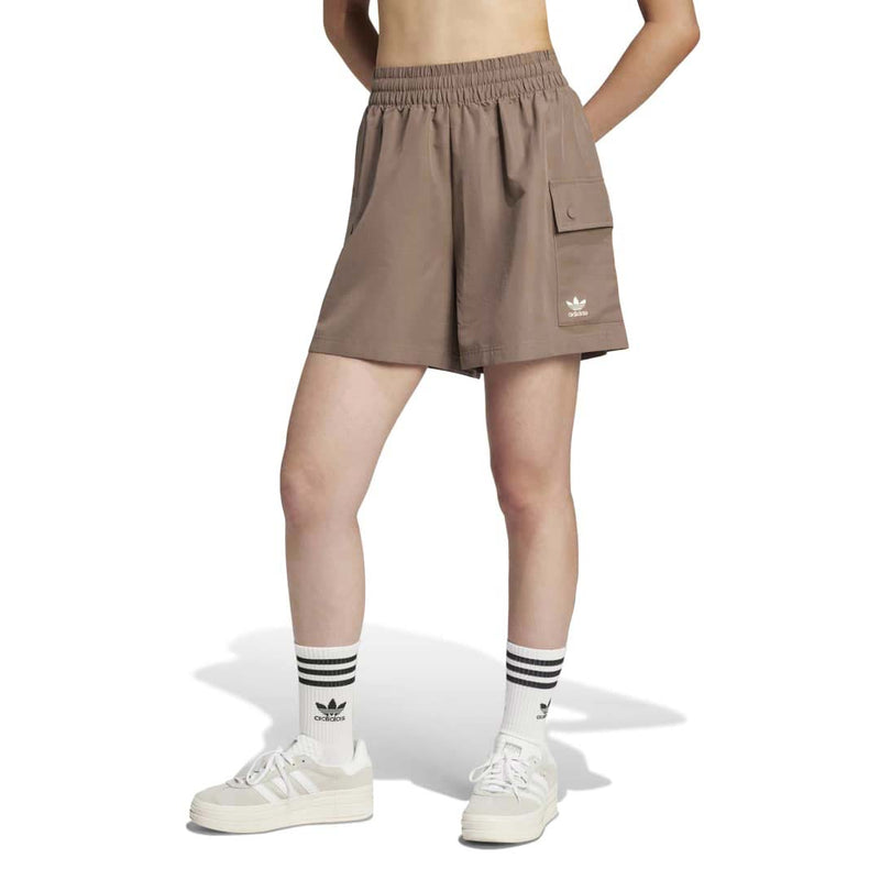 adidas - Women's Essentials Woven High-Waist Cargo Shorts (JD0790)