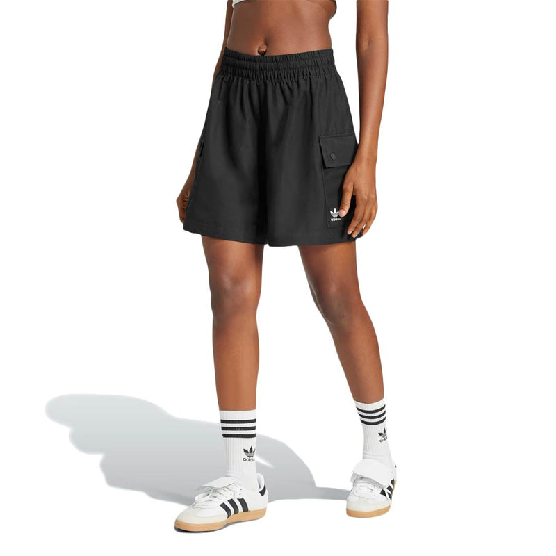 adidas - Women's Essentials Woven High-Waist Cargo Shorts (JD1514)