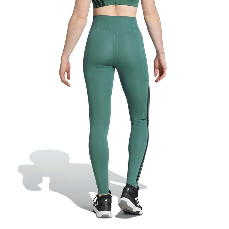 adidas - Women's Optime 3-Stripes Full Length Leggings (JX7320)