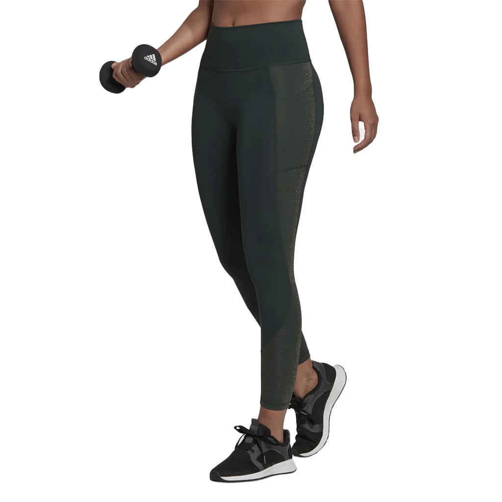 adidas - Women's Optime Training Shiny Full Length Leggings (HL8653)