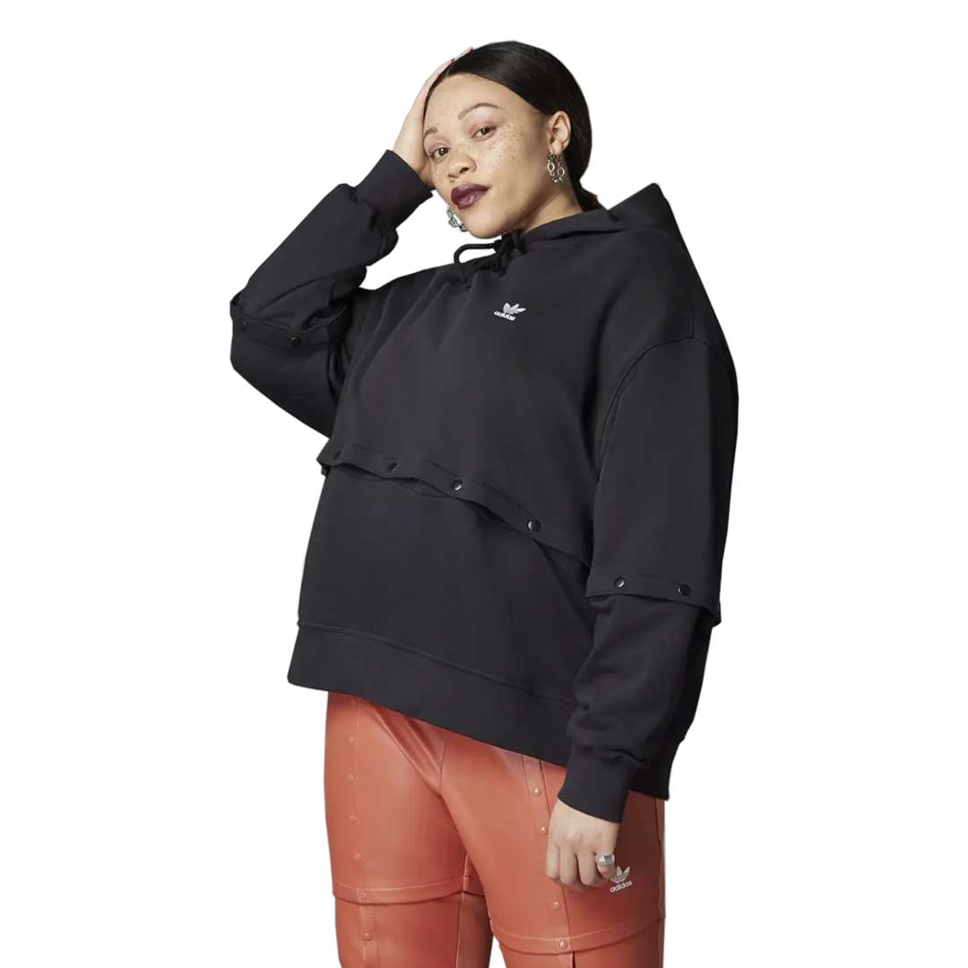adidas - Women's Original Snap-Button Hoodie (Plus Size) (HF2070