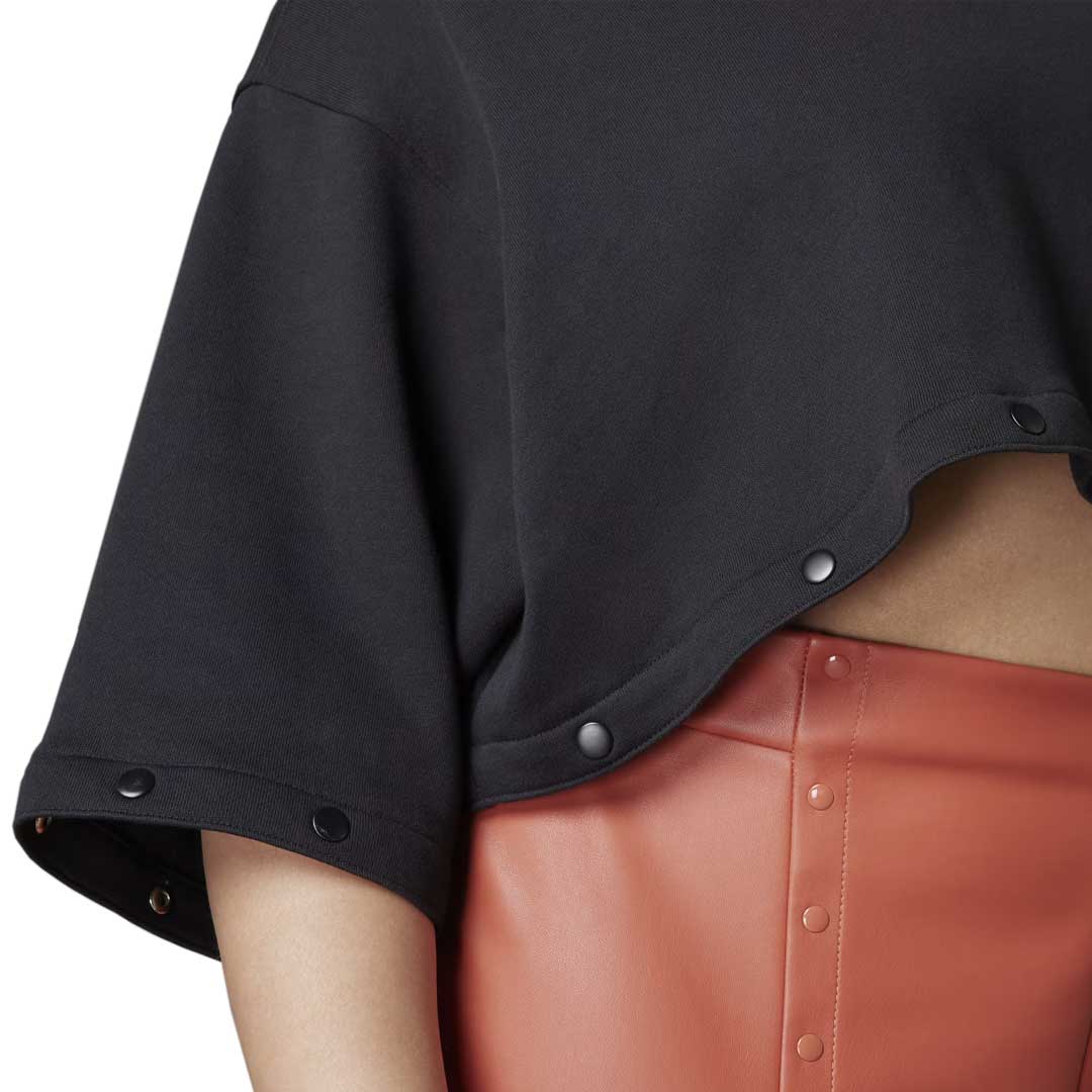 adidas - Women's Original Snap-Button Hoodie (Plus Size) (HF2070