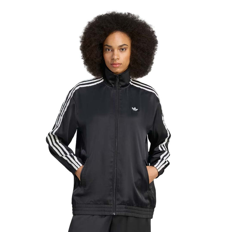 adidas - Women's Originals Satin Firebird Ruffle 3-Stripes Track Jacket (KC8810)