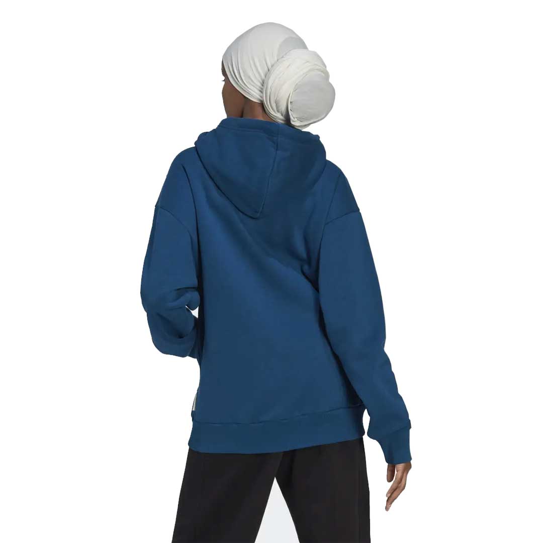 adidas - Women's Studio Lounge Fleece Full-Zip Hoodie (HN0687