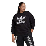 adidas - Sweat-shirt ras du cou Trefoil pour femme (grande taille) (GD2379)