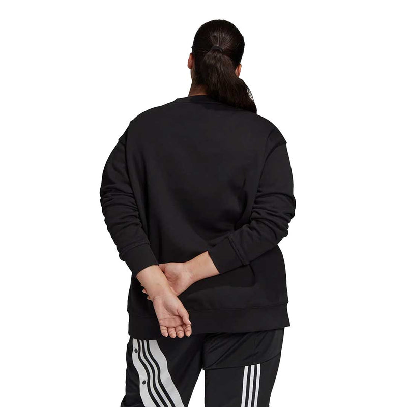 adidas - Sweat-shirt ras du cou Trefoil pour femme (grande taille) (GD2379)