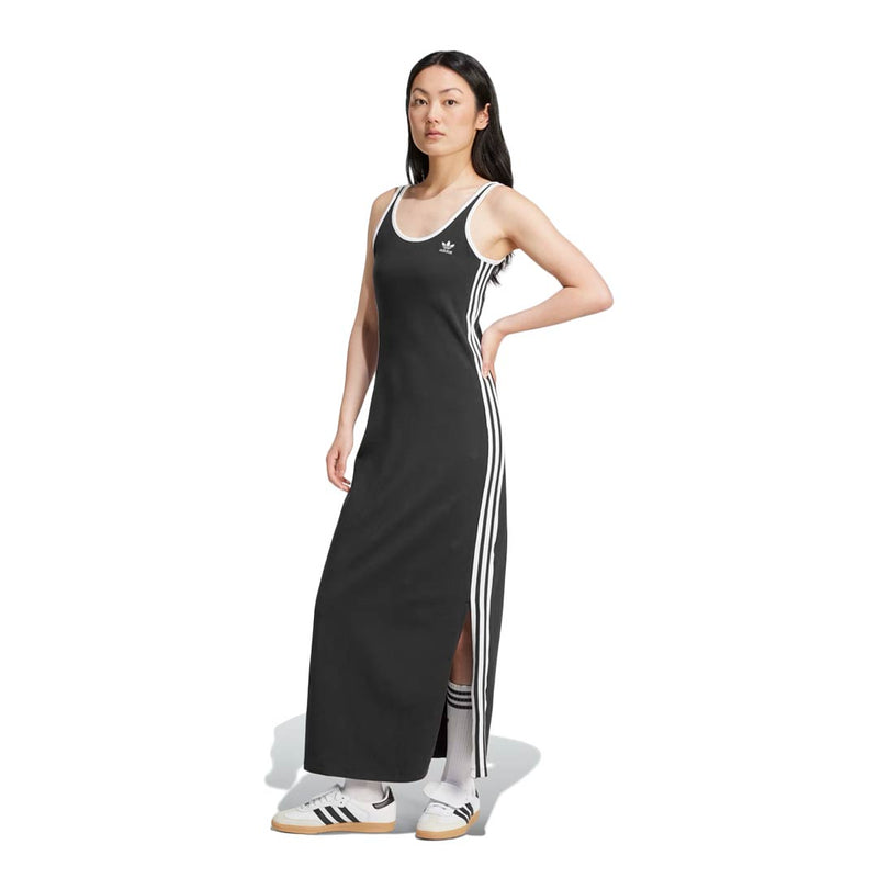 adidas - Women's Adicolor 3-Stripes Tank Maxi Dress (JD4619)