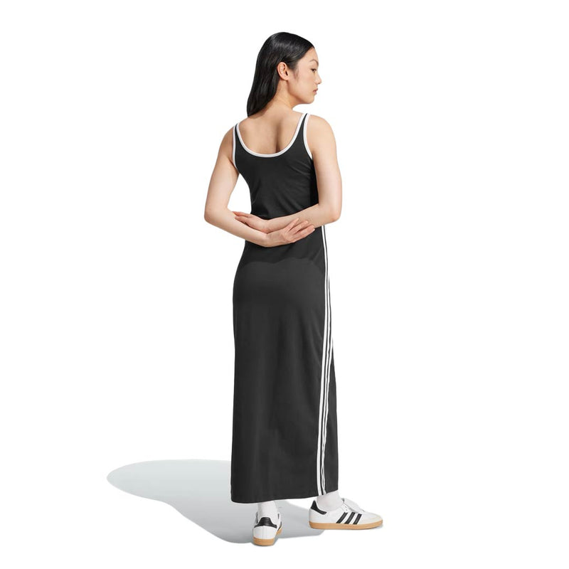 adidas - Women's Adicolor 3-Stripes Tank Maxi Dress (JD4619)