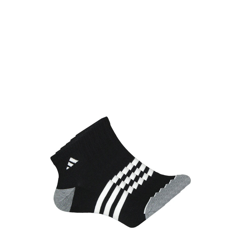 adidas - Men's 3 Stripe Cushioned 6 Pack 1/4 Socks (GB7961)