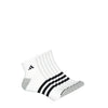 adidas - Men's 3 Stripe Cushioned 6 Pack 1/4 Socks (GB7963)
