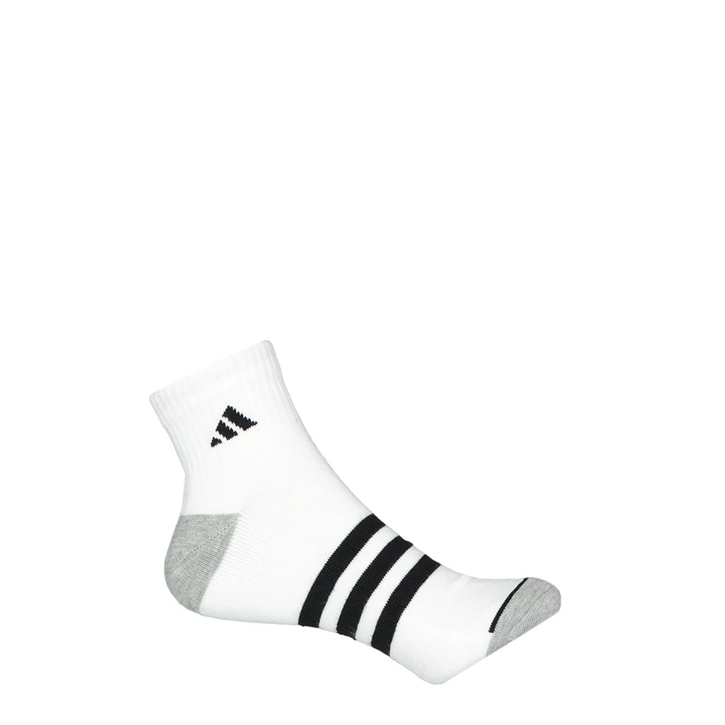 adidas - Men's 3 Stripe Cushioned 6 Pack 1/4 Socks (GB7963)