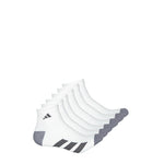 adidas - Men's 3 Stripe Superlite 6 Pack 1/4 Socks (IV2072)