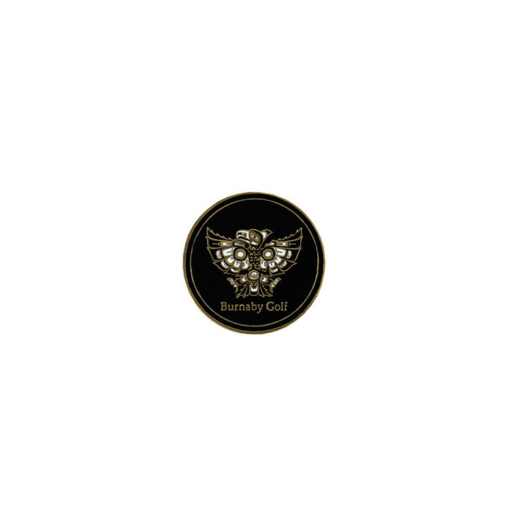 ahead -  Burnaby Golf Ball Markers (BM4D BURNABY - BLK)