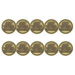 ahead - Alberta 'Calgary Classic' Golf Ball Markers (BM4 ALBCALCL - BRASS)