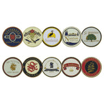 ahead - Assorted Golf Ball Markers (10 Pack) (ASSORTED-BM)