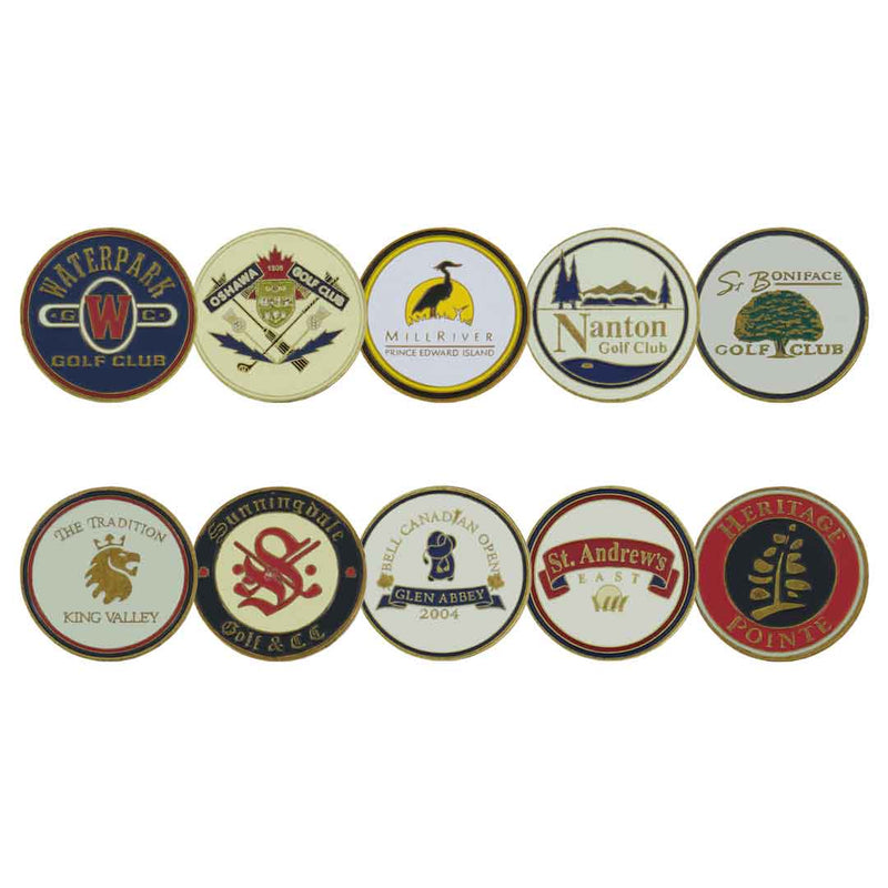 ahead - Assorted Golf Ball Markers (10 Pack) (ASSORTED-BM)
