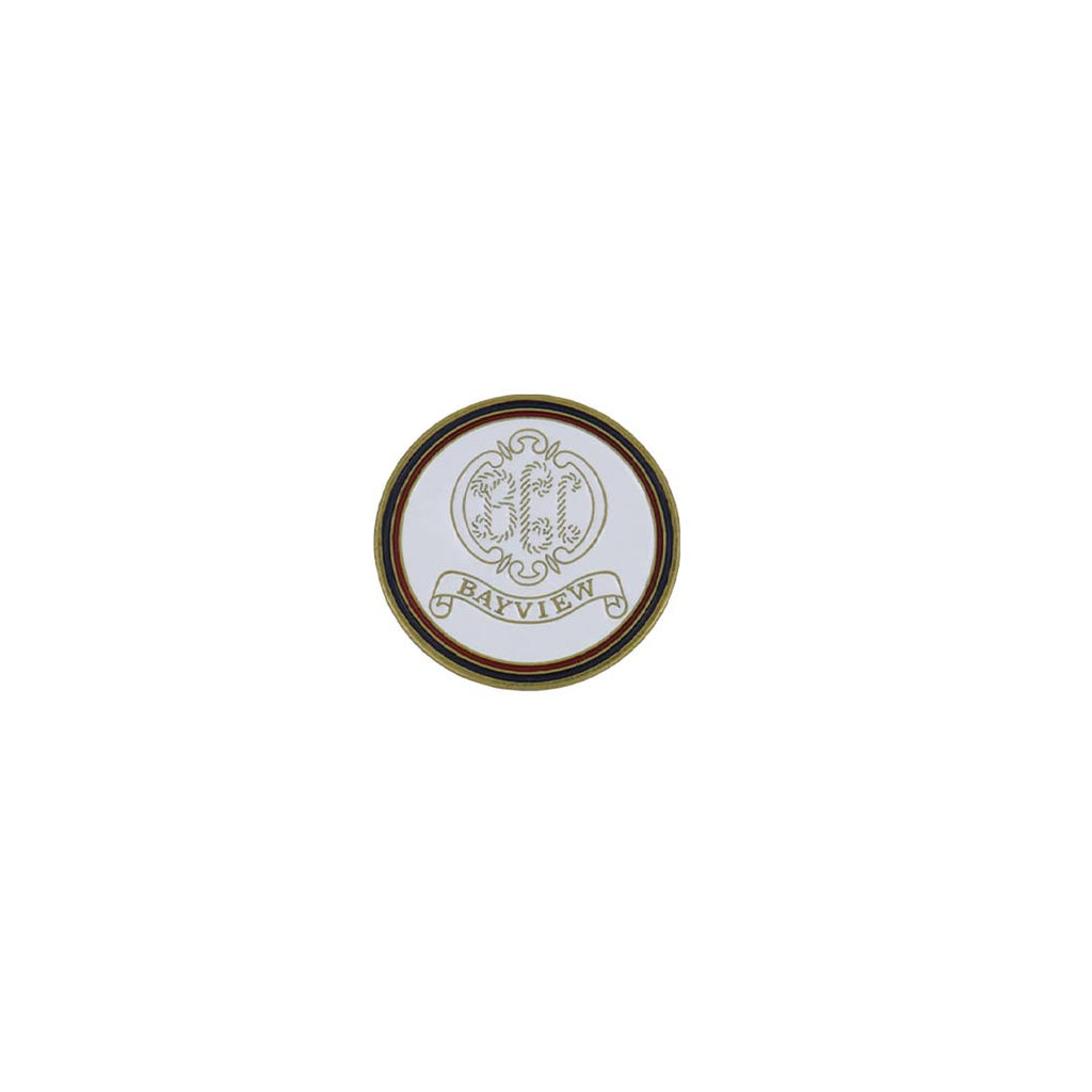 ahead - Bayview Country Club Golf Ball Markers (BM4 BAYVIEW - WHT)