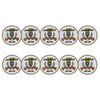 forward - Marqueurs de balle du 50e anniversaire du Beverly Golf &amp; Country Club (BM4R BENERLI-WHT-RD-BLK) 