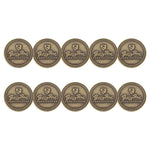 ahead - Breezy Bend Country Club Golf Ball Markers (BM4R GOLFBREEZY-BRSS)